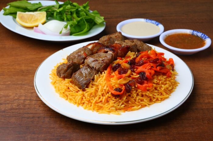Afghani Awsal With Rice